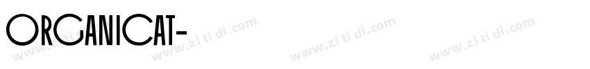 OrganicaT字体转换