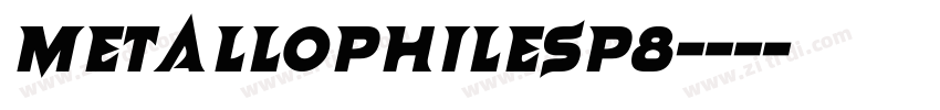 MetallophileSp8字体转换