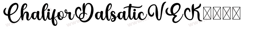 ChaliforDalsaticVEK字体转换
