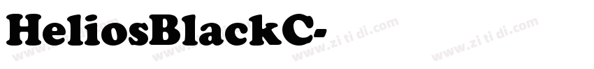 HeliosBlackC字体转换 HeliosBlackC字体转换