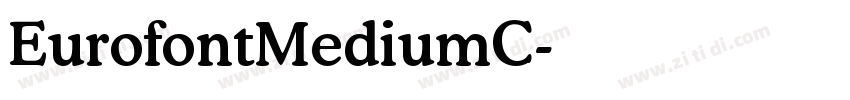 EurofontMediumC字体转换