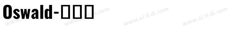 Oswald字体转换