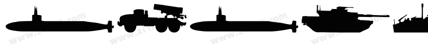 MDMilitary字体转换