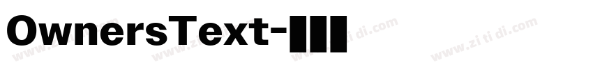 OwnersText字体转换