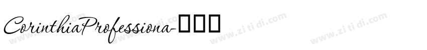CorinthiaProfessiona字体转换