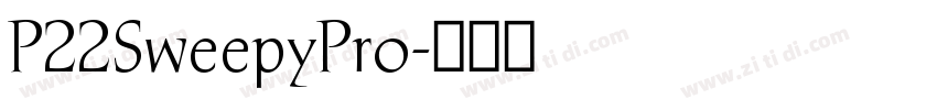 P22SweepyPro字体转换