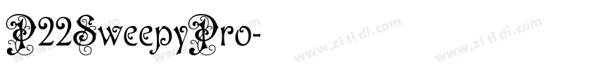 P22SweepyPro字体转换