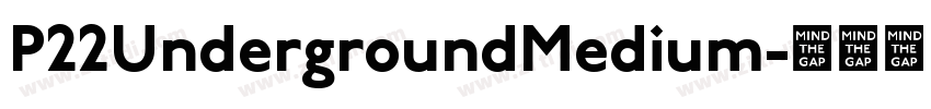 P22UndergroundMedium字体转换
