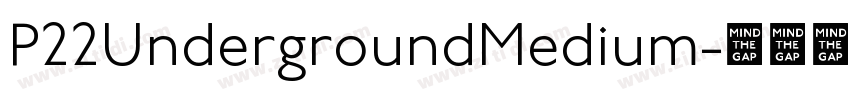 P22UndergroundMedium字体转换