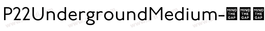P22UndergroundMedium字体转换