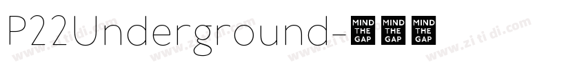 P22Underground字体转换