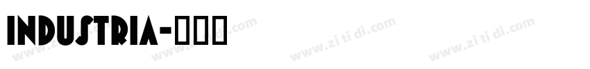 industria字体转换