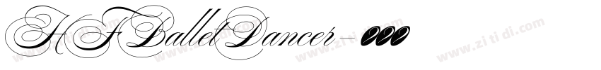 HFBalletDancer字体转换
