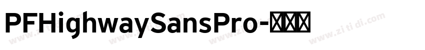 PFHighwaySansPro字体转换