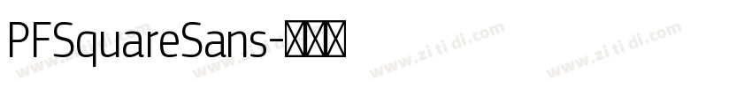 PFSquareSans字体转换 PFSquareSans字体转换