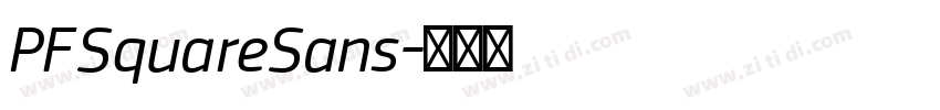 PFSquareSans字体转换 PFSquareSans字体转换