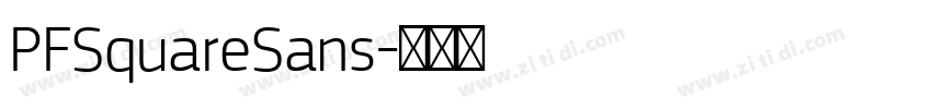 PFSquareSans字体转换 PFSquareSans字体转换