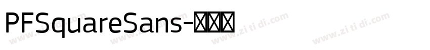 PFSquareSans字体转换 PFSquareSans字体转换