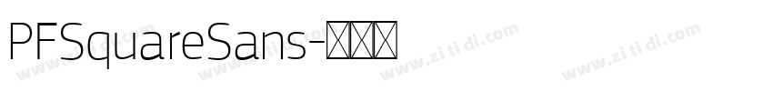 PFSquareSans字体转换 PFSquareSans字体转换
