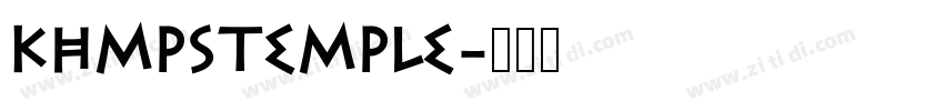 KhMPSTemple字体转换