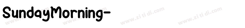 SundayMorning字体转换