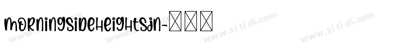 MorningsideHeightsJN字体转换