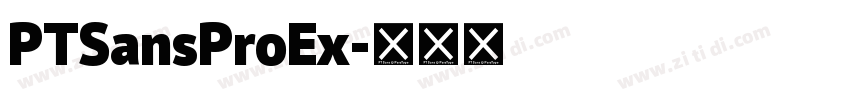 PTSansProEx字体转换