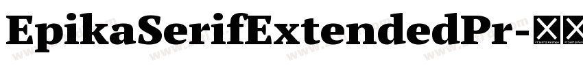 EpikaSerifExtendedPr字体转换