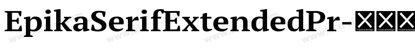 EpikaSerifExtendedPr字体转换