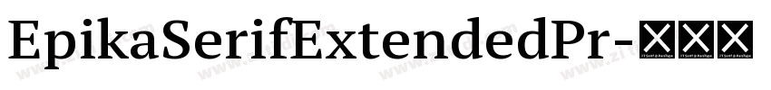 EpikaSerifExtendedPr字体转换
