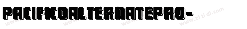 PacificoAlternatePro字体转换 PacificoAlternatePro字体转换