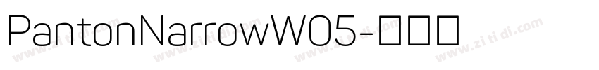 PantonNarrowW05字体转换