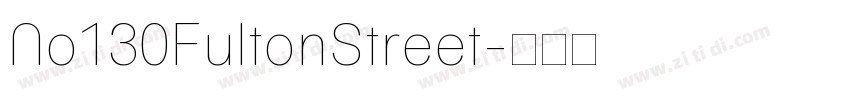 No130FultonStreet字体转换