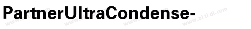 PartnerUltraCondense字体转换