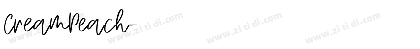 CreamPeach字体转换