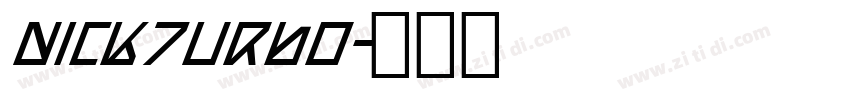 nickturbo字体转换