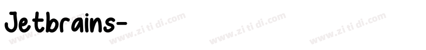 Jetbrains字体转换