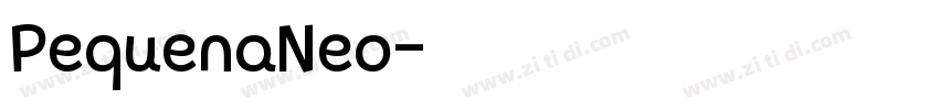 PequenaNeo字体转换