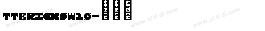 TTBricksW10字体转换