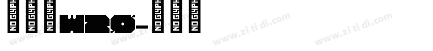 梦源宋W20字体转换