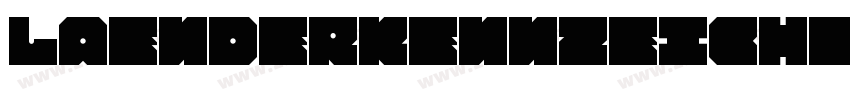 Laenderkennzeichen20字体转换