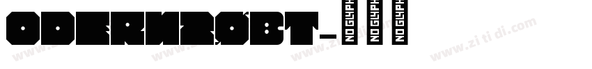 odern20BT字体转换
