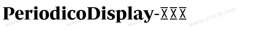PeriodicoDisplay字体转换