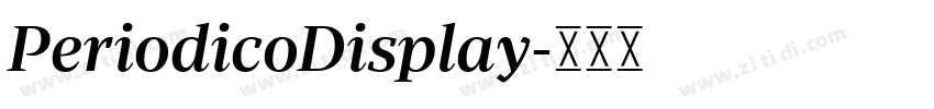 PeriodicoDisplay字体转换