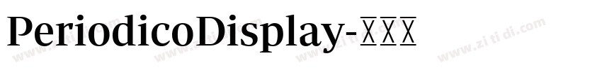 PeriodicoDisplay字体转换