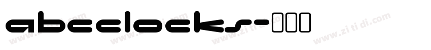 AbcClocks字体转换