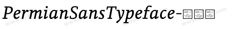 PermianSansTypeface字体转换