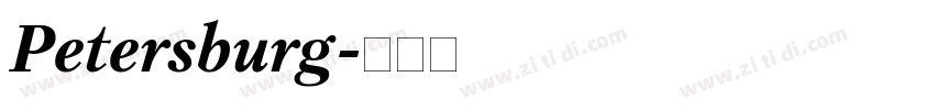 Petersburg字体转换