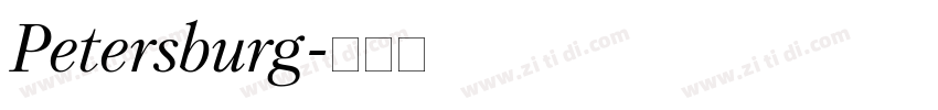 Petersburg字体转换