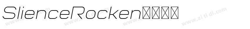 SlienceRocken字体转换
